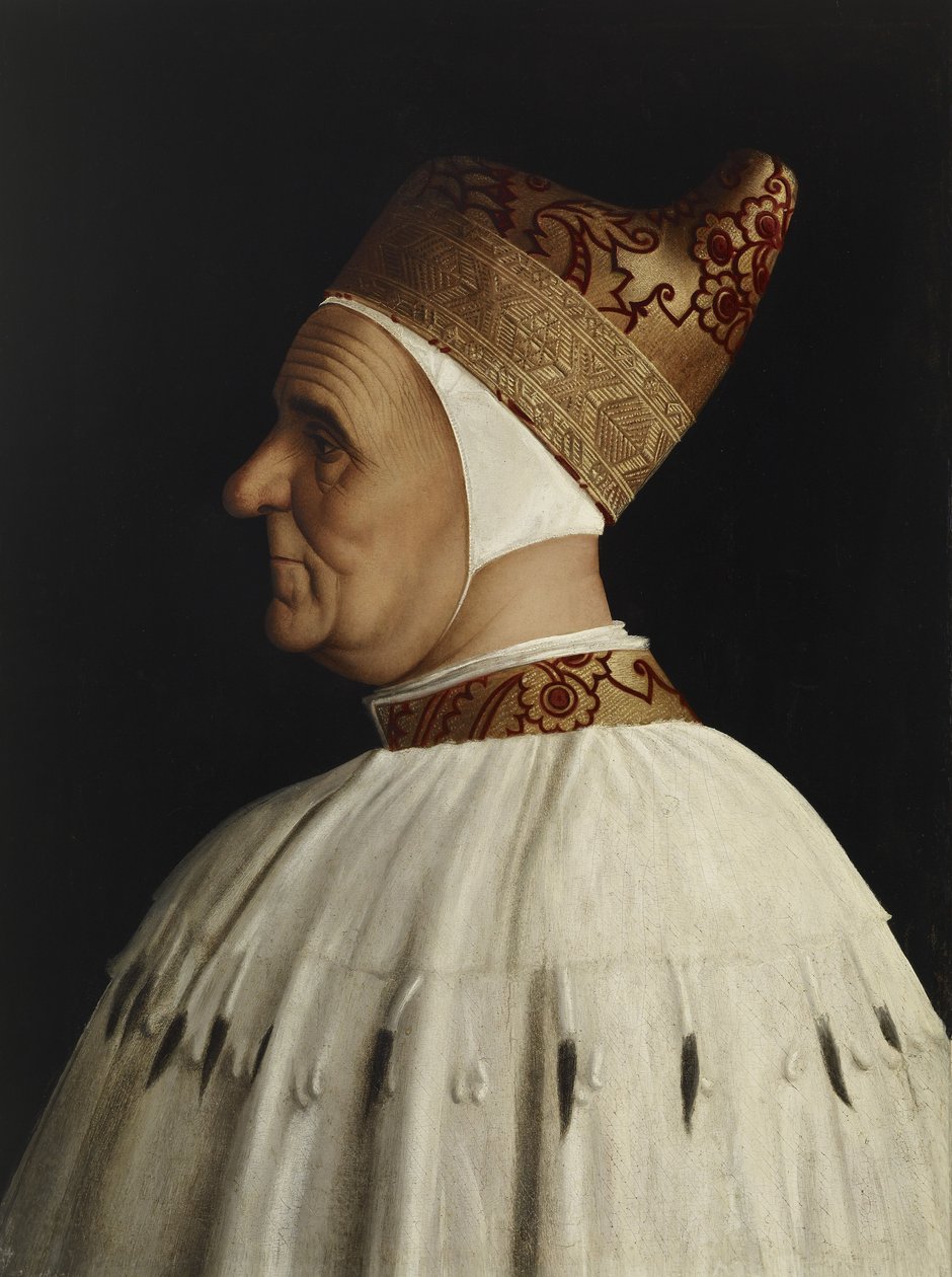 Doge Giovanni Mocenigo door Gentile Bellini