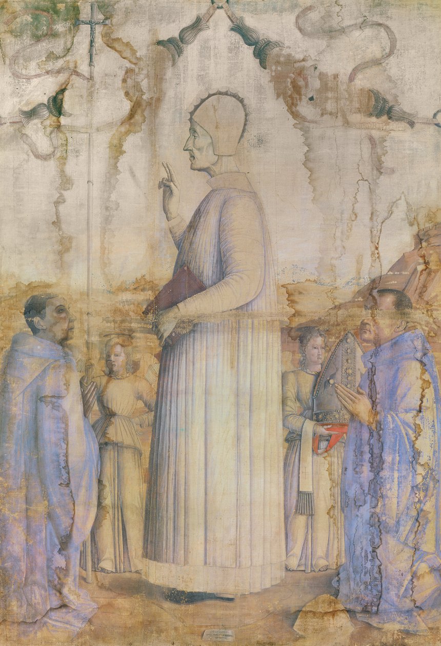 Sint Laurentius Giustiniani (1381-1455) door Gentile Bellini