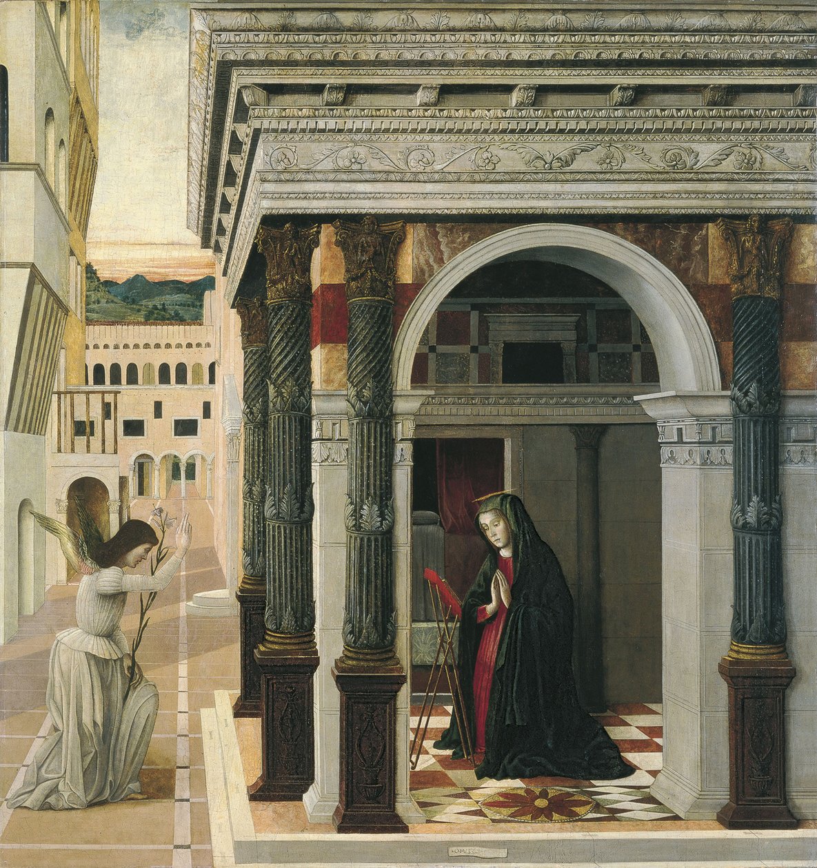 De Aankondiging door Gentile Bellini