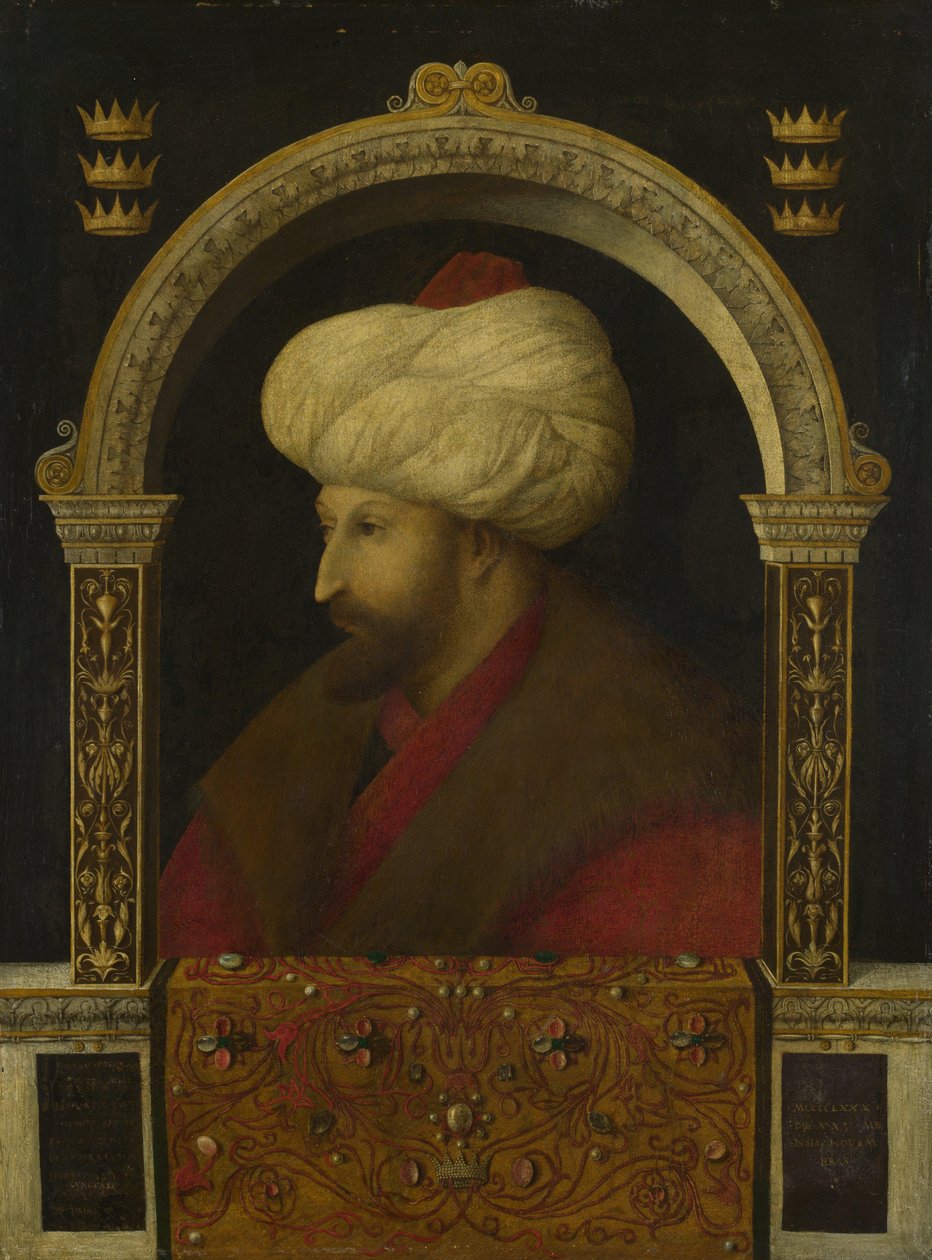 De sultan Mehmet II door Gentile Bellini
