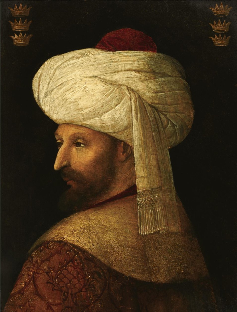 De Sultan Mehmet II door Gentile Bellini
