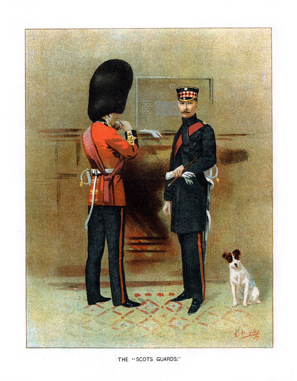 De Scots Guards door Geoffrey Douglas Giles