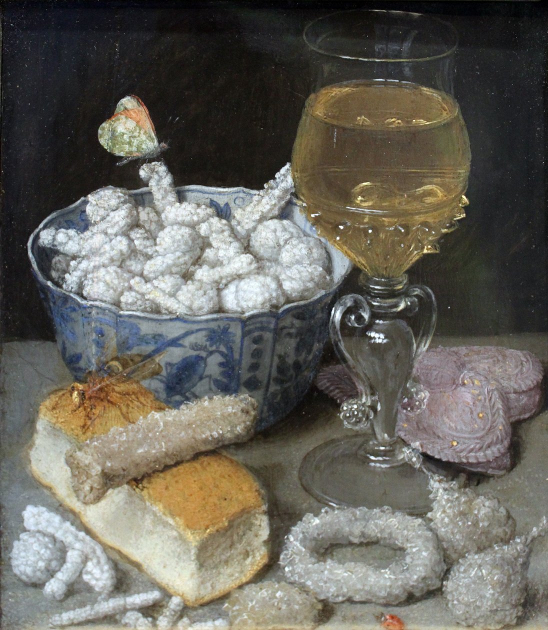 Stilleven met Brood en Zoetigheden door Georg Flegel