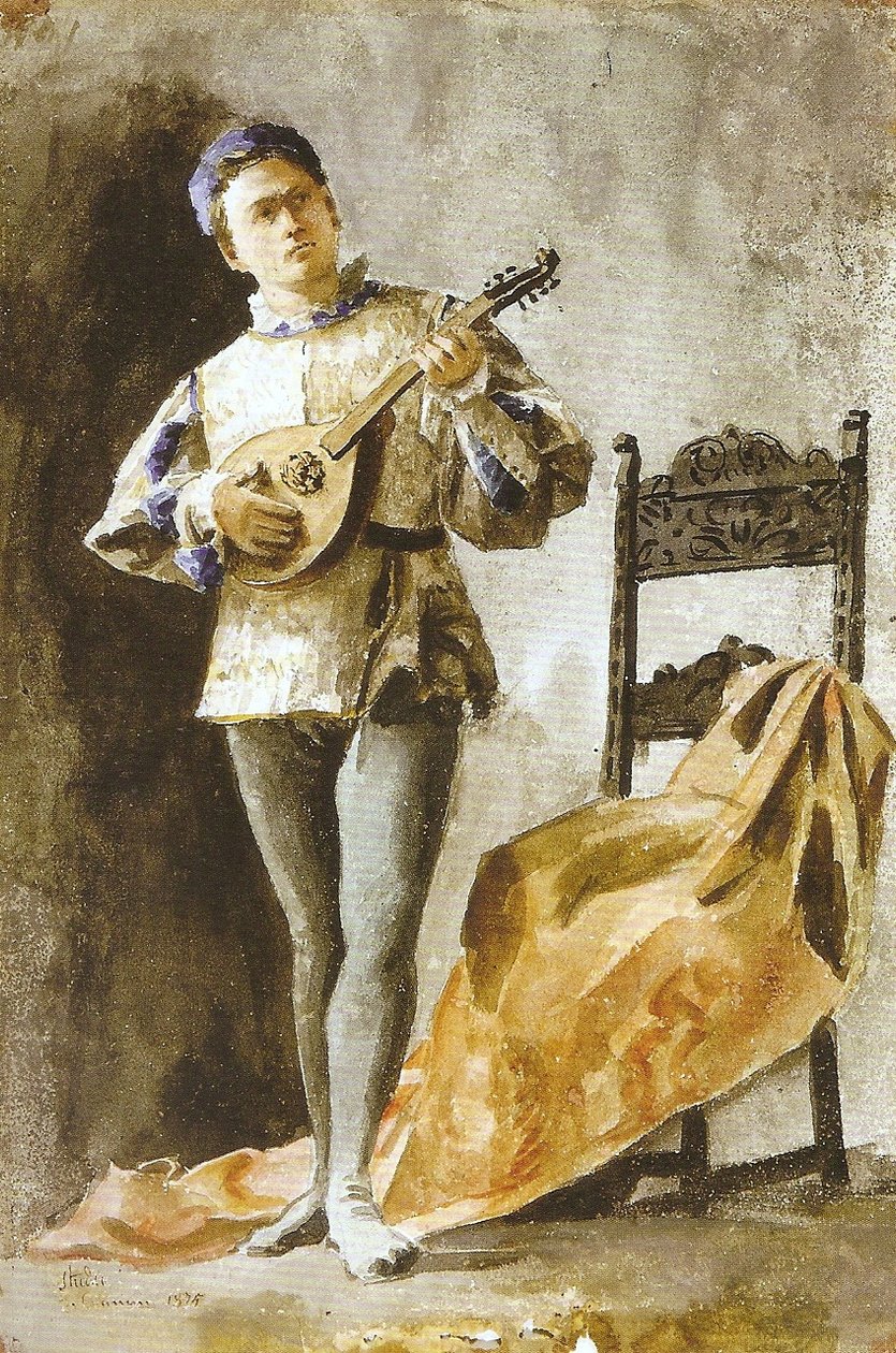 Studie door Georg Grimm