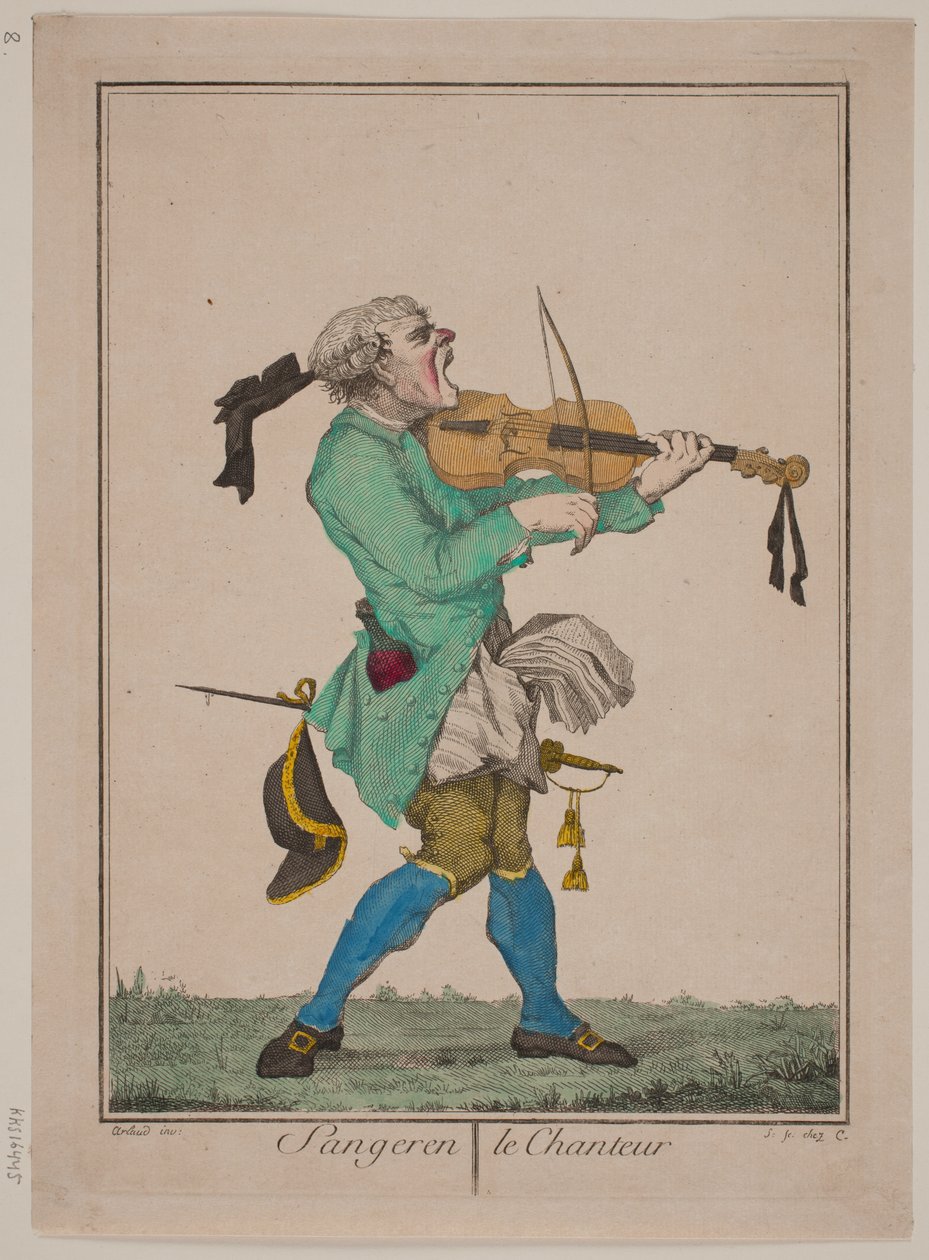 De zanger door Georg Christian Schule
