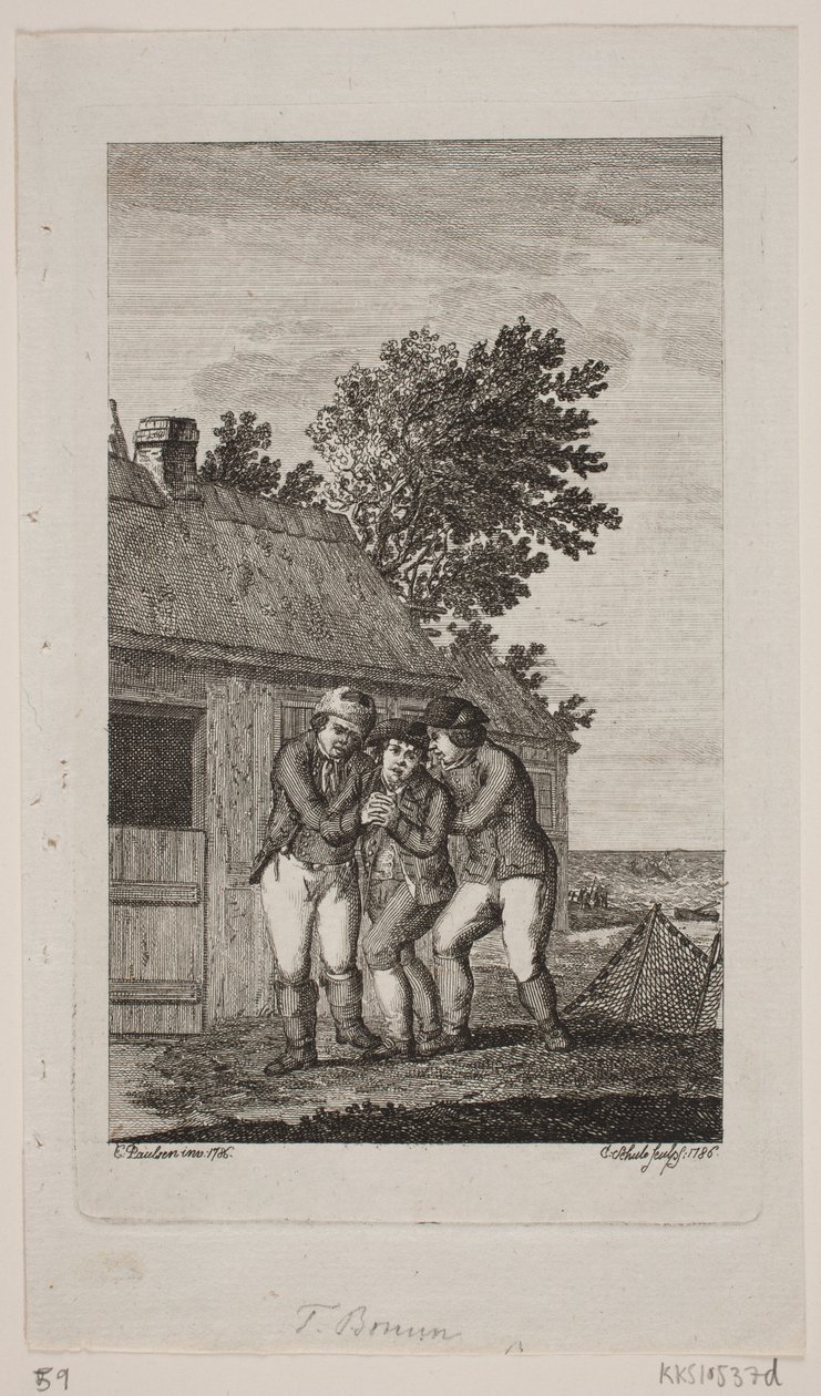 T. Bruun door Georg Christian Schule