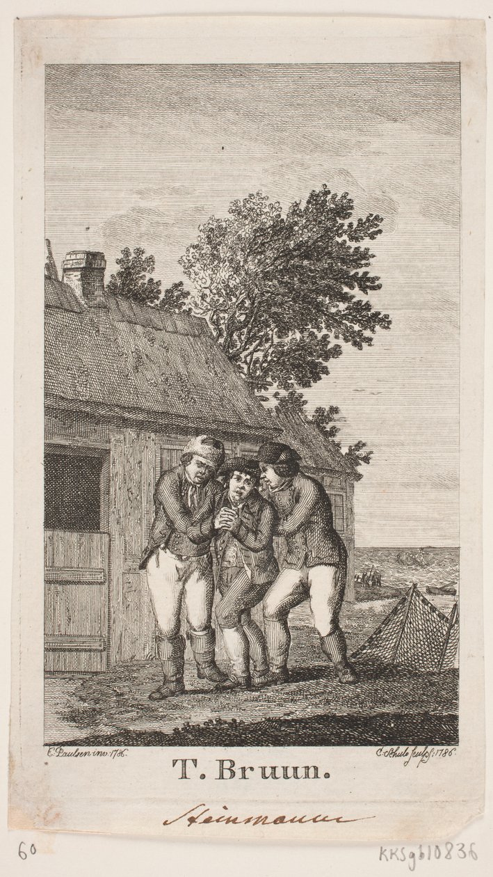 T. Bruun door Georg Christian Schule