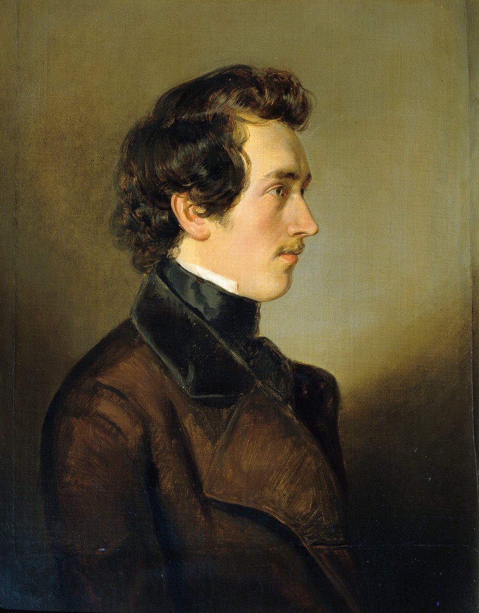 De schilder Leopold Brunner de Jongere door Georg Decker