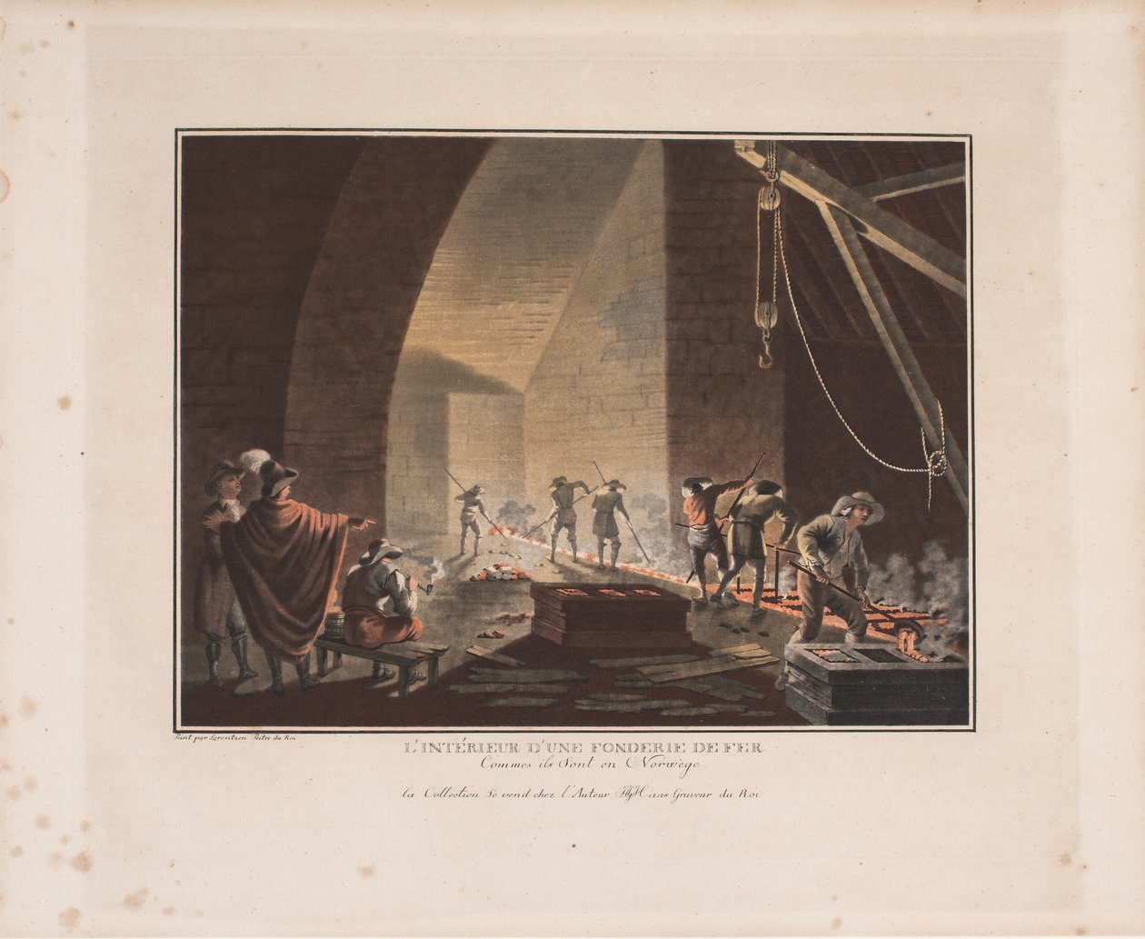 Het Interieur van een IJzergieterij door Georg Haas