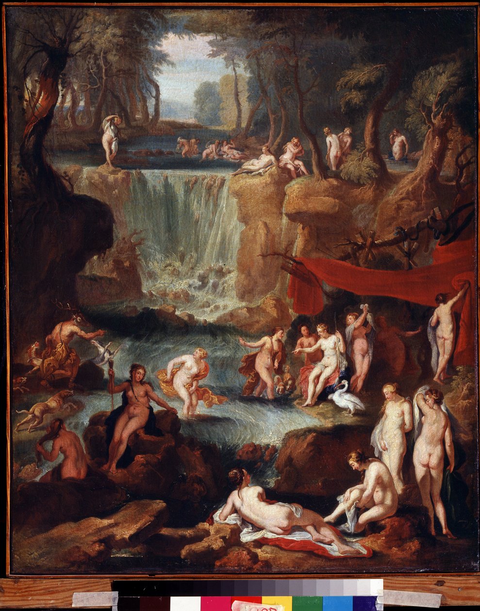 Diana en Actaeon door Georg Kaspar von Prenner