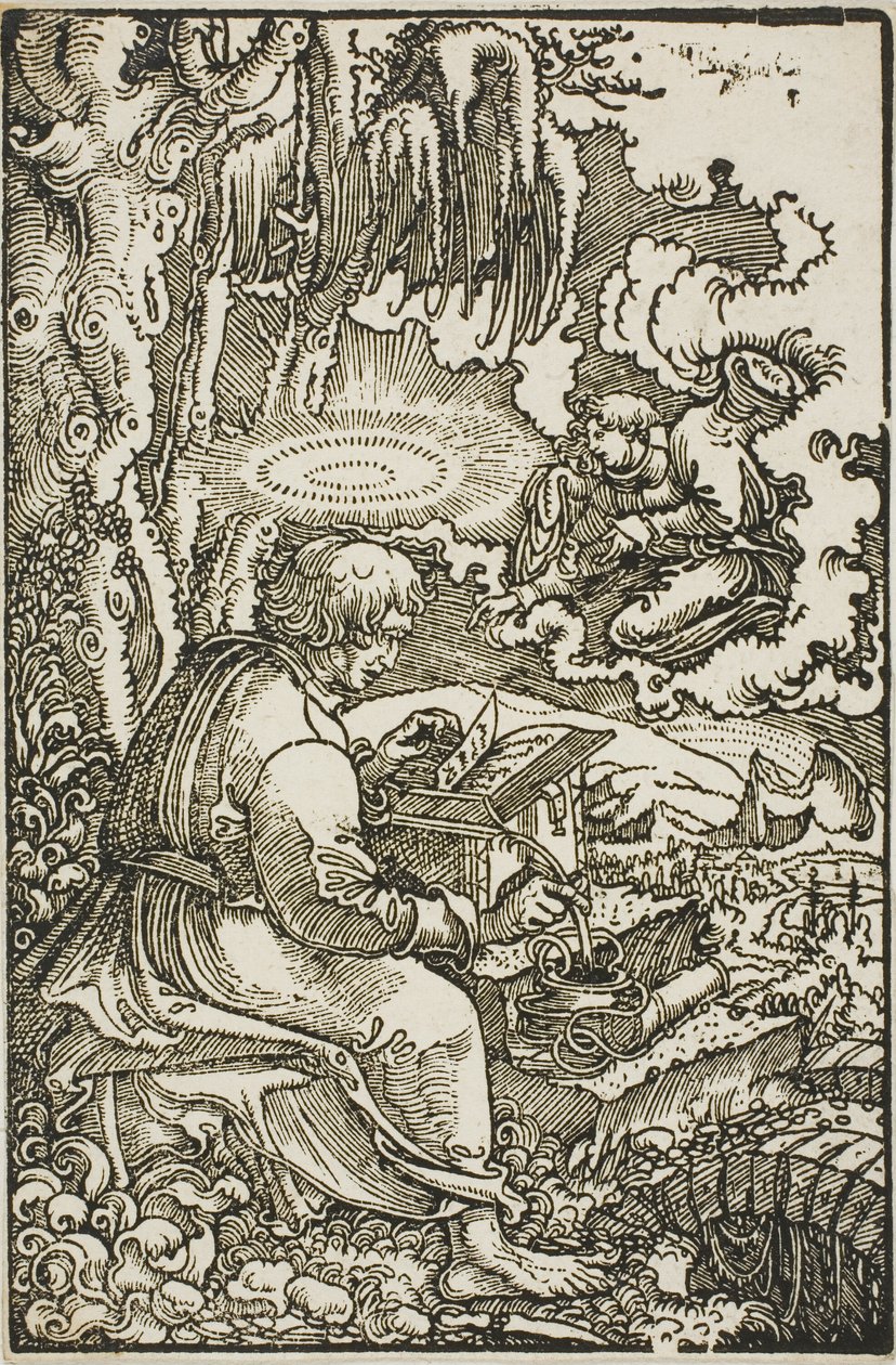 St. Mattheüs, uit De Luther Bijbel door Georg Lemberger