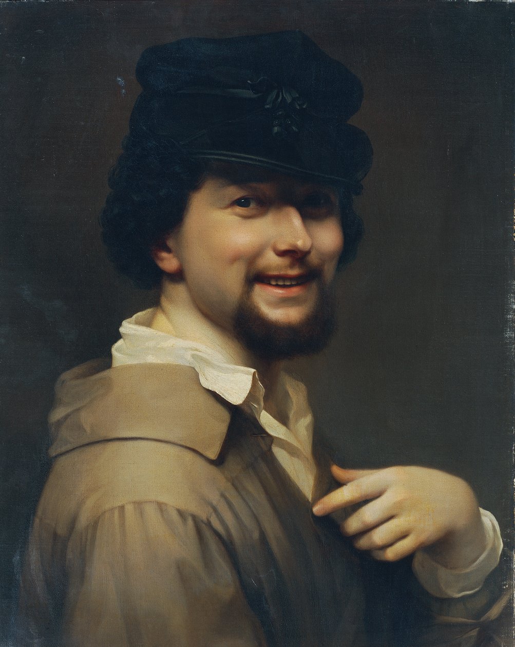 Zelfportret door Georg Martin Ignaz Raab