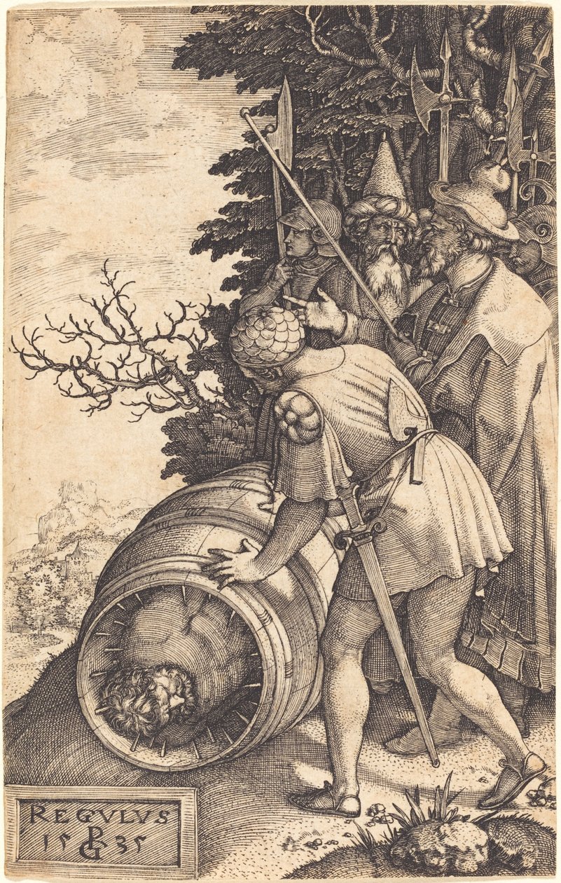 Attilius Regulus door Georg Pencz