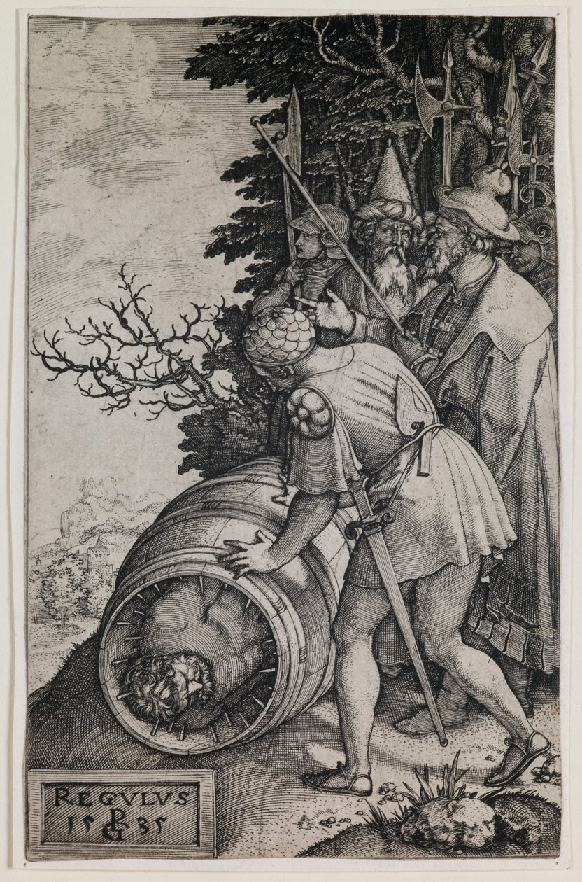 Attilus Regulus door Georg Pencz