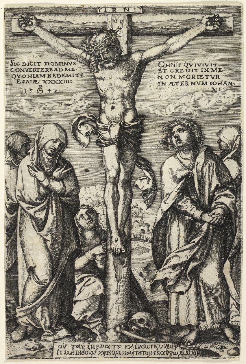 Kruisiging door Georg Pencz