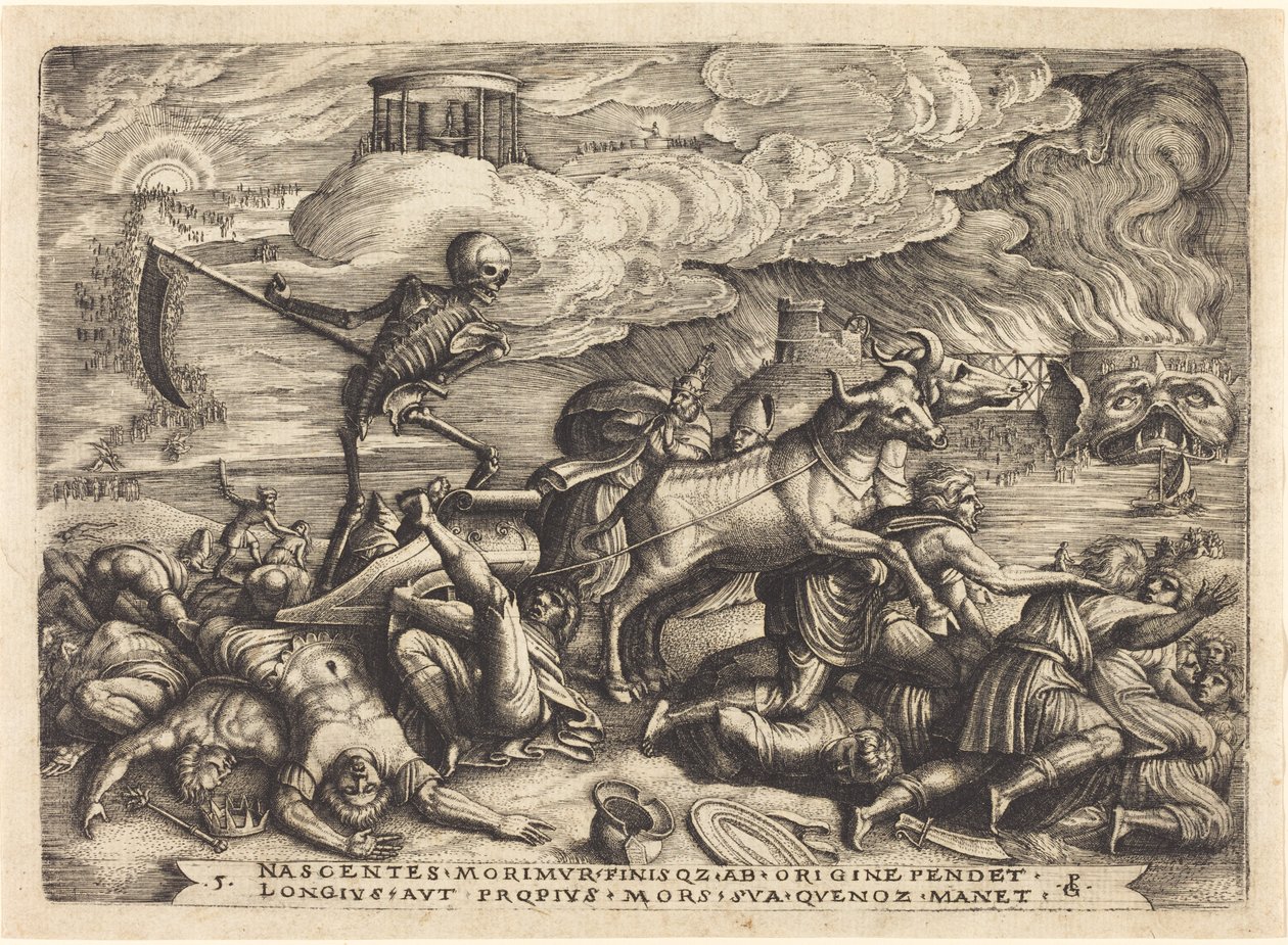De Triomf van de Dood door Georg Pencz