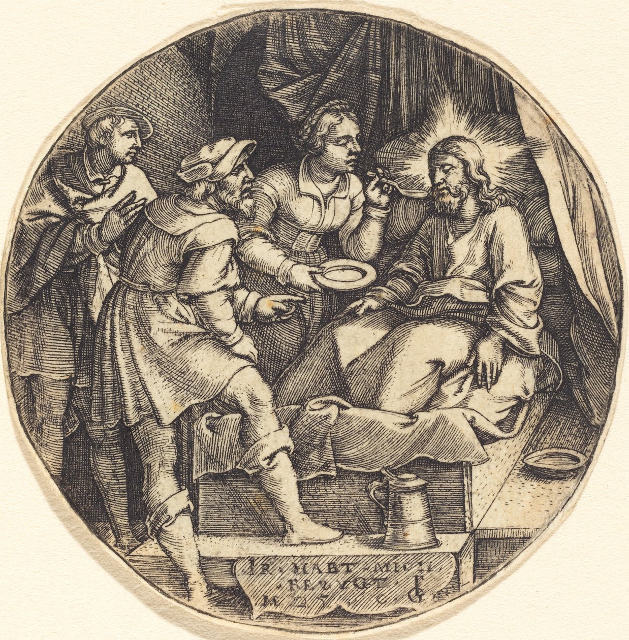 De Zieken Verplegen door Georg Pencz