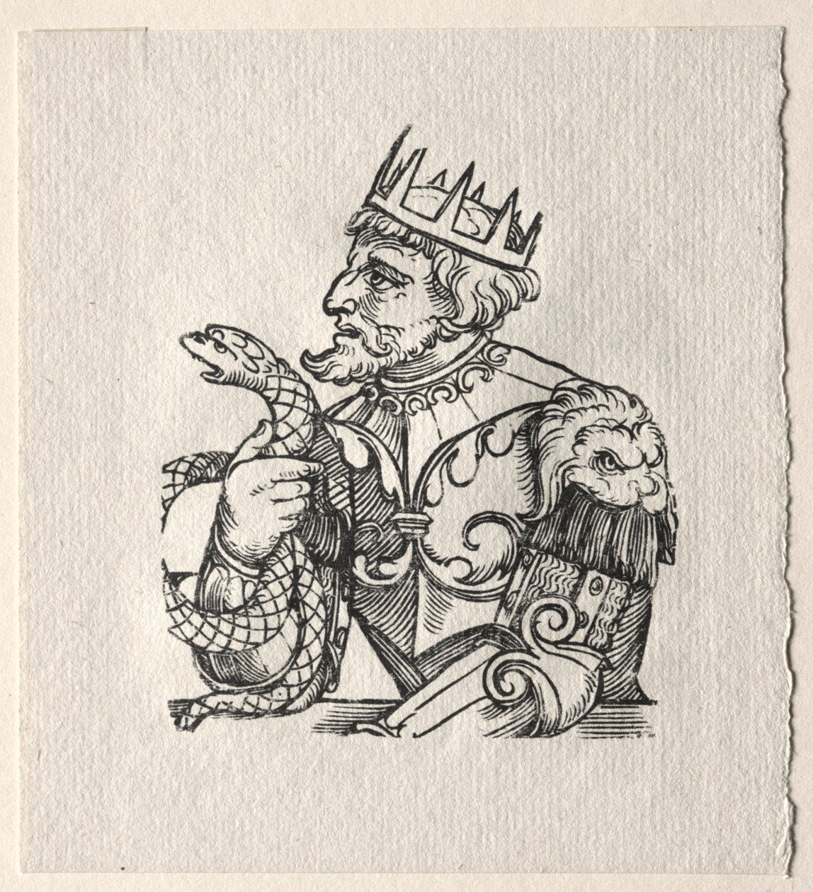 Tirannen van het Oude Testament: Antiochus door Georg Pencz