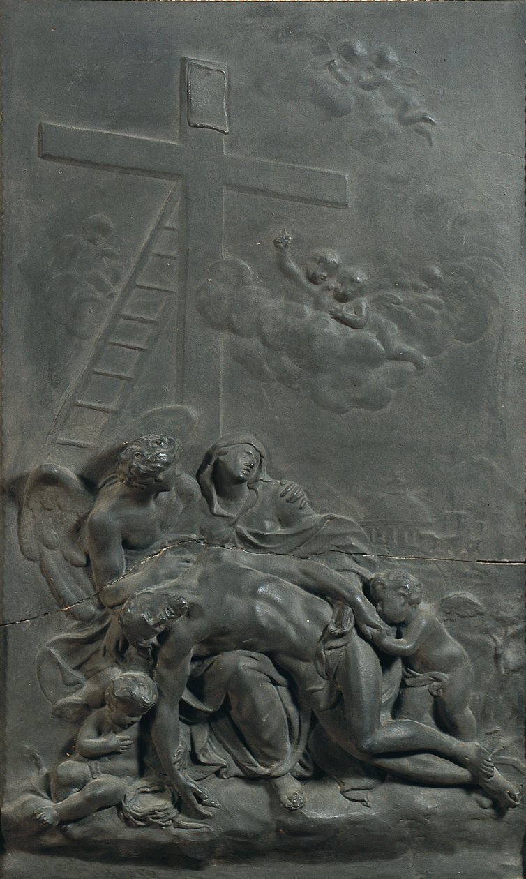 Rouw om Christus door Georg Raphael Donner