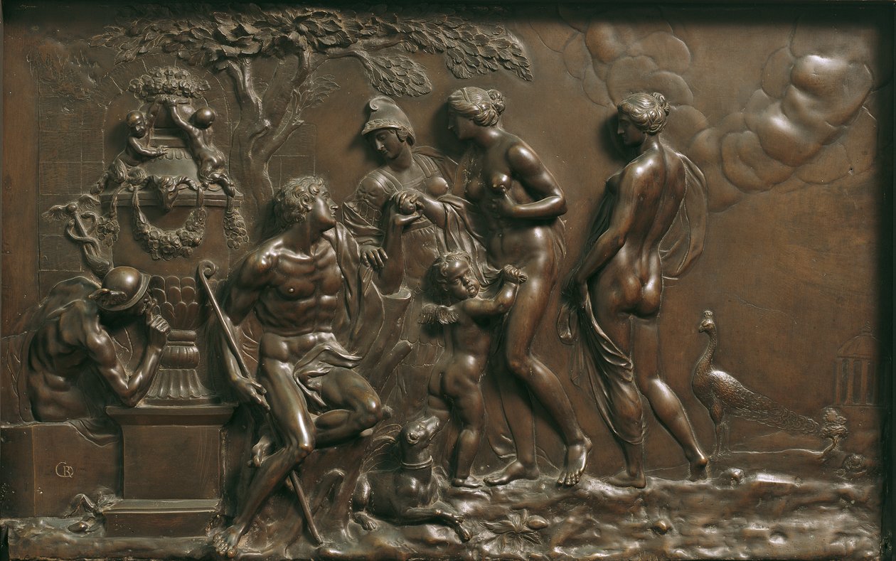 Het oordeel van Paris door Georg Raphael Donner