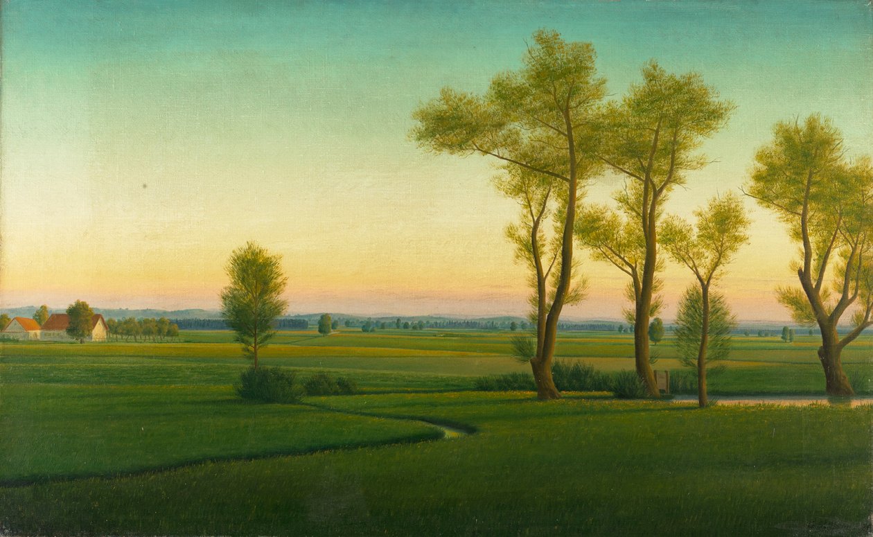 Moeraslandschap door Georg Schrimpf