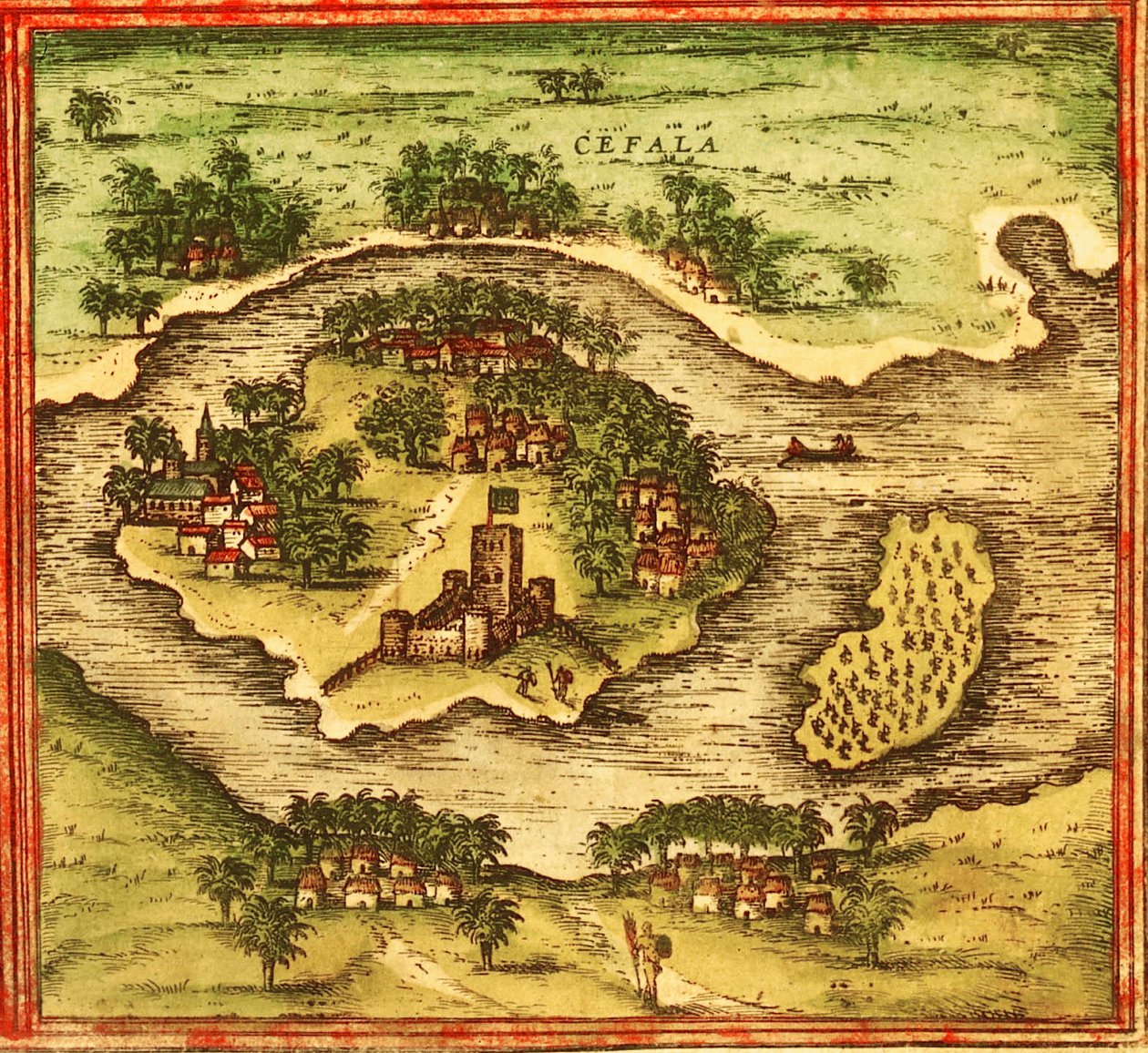 Mozambique door Georg and Hogenberg Franz (1535 90) Braun