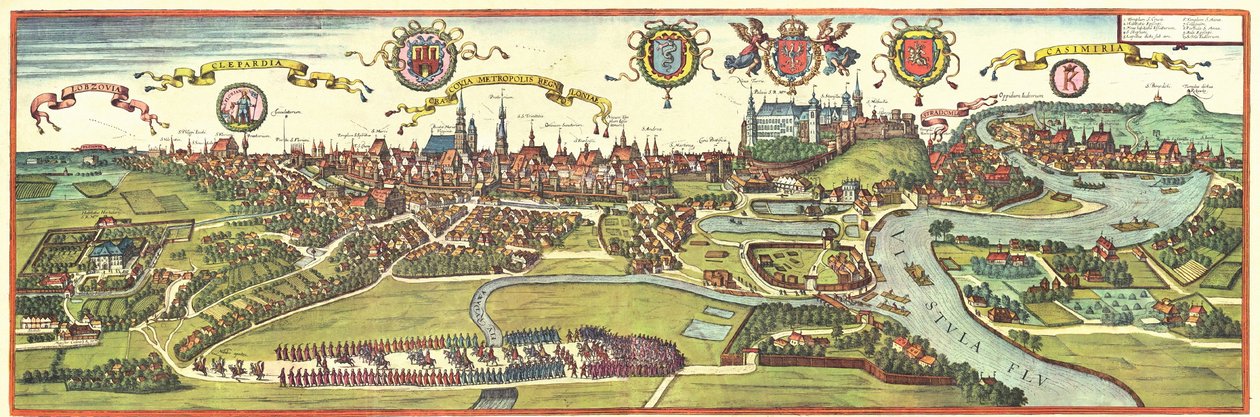 Polen door Georg and Hogenberg Franz (1535 90) Braun