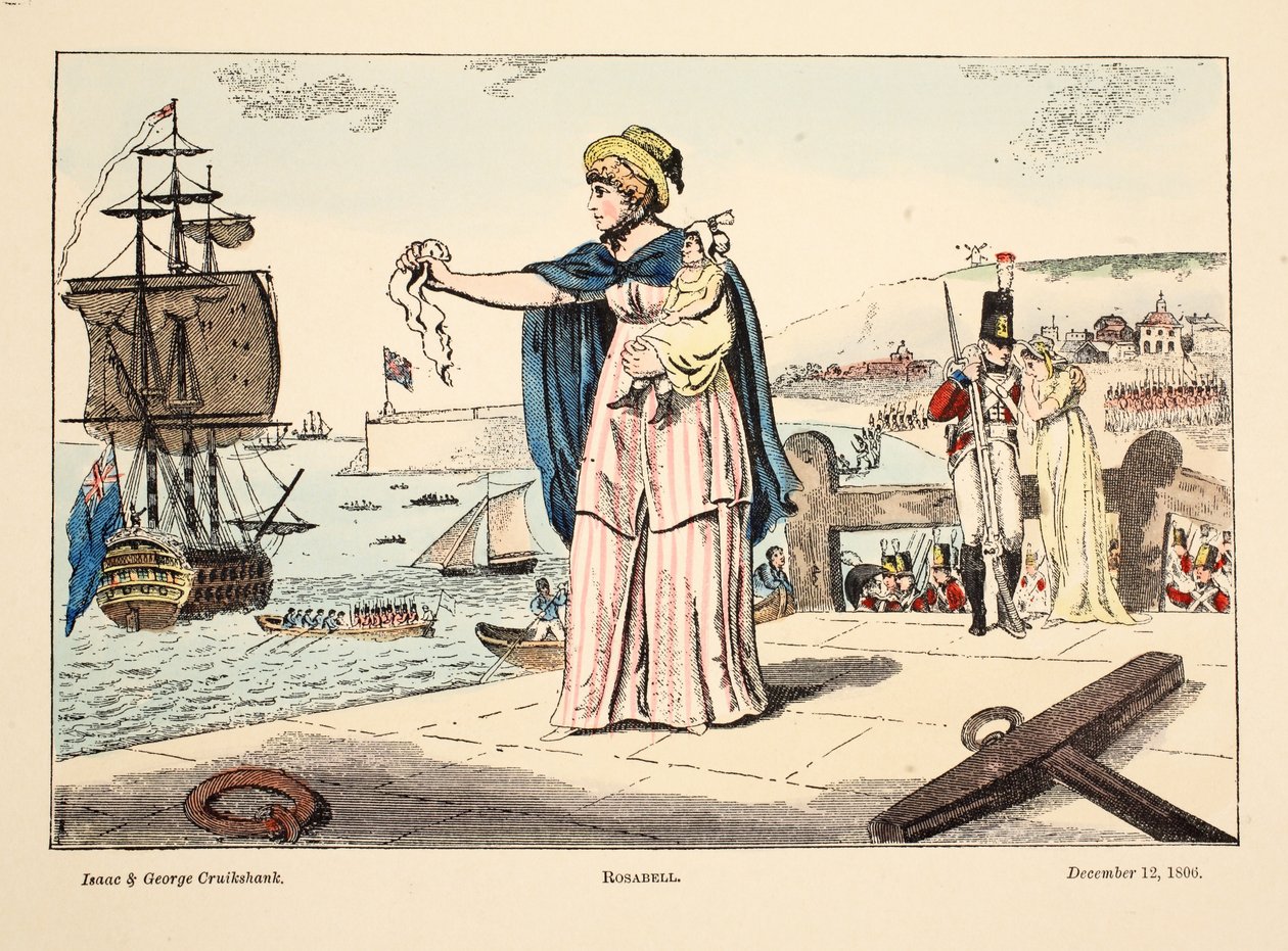 Rosabell, uitgegeven 1806 door Isaac, Robert and George Cruikshank