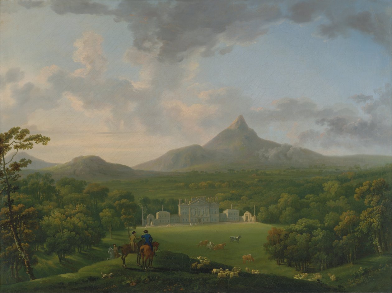 Powerscourt, County Wicklow, Ierland door George Barret