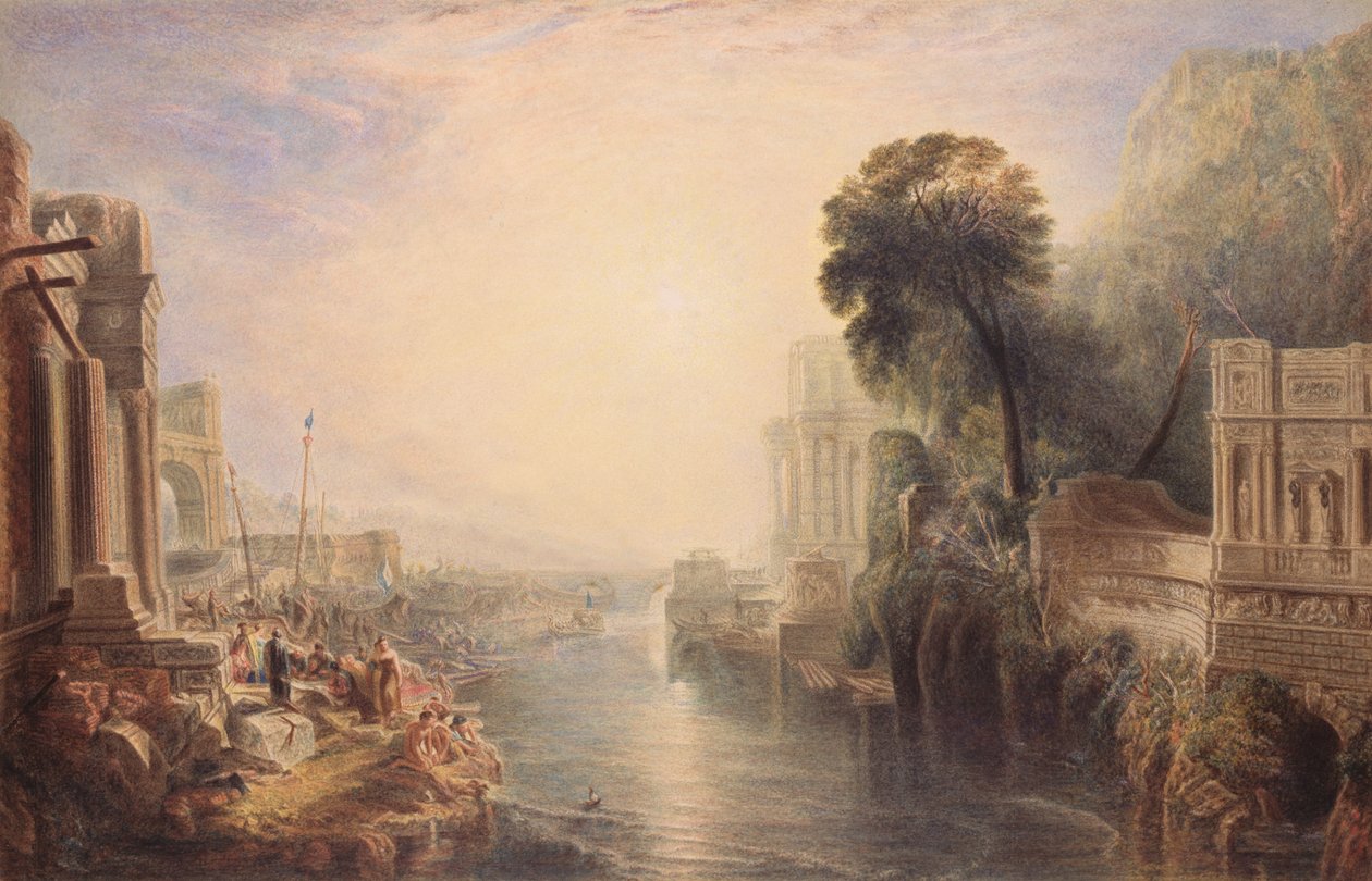 De ruïnes van het oude Rome door George Barret
