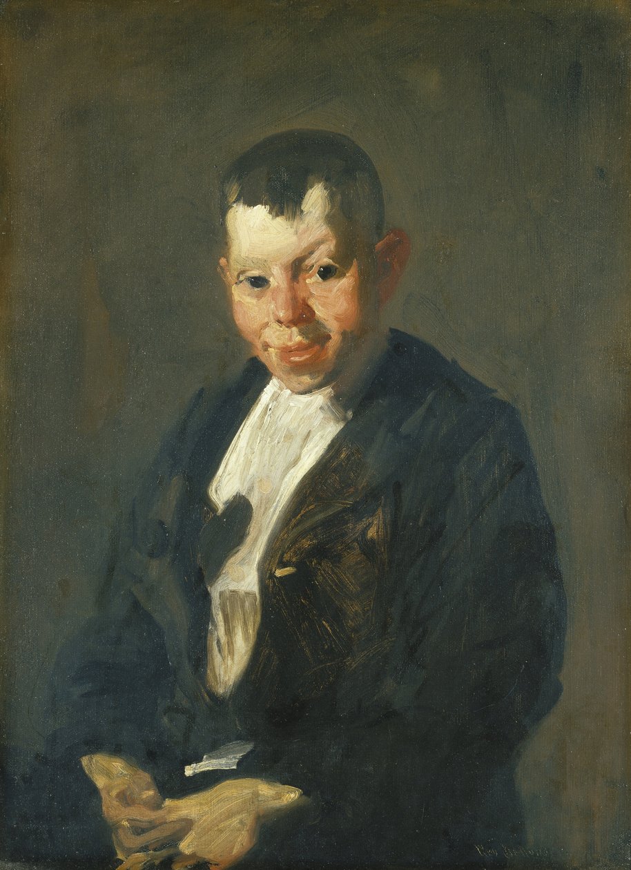 De krantenjongen door George Wesley Bellows