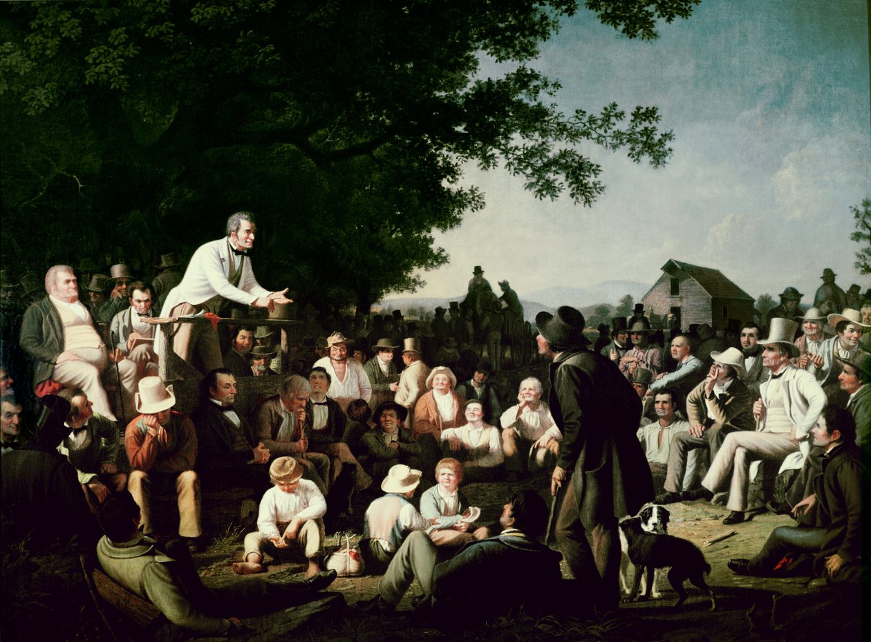 Stomp Toespreken door George Caleb Bingham