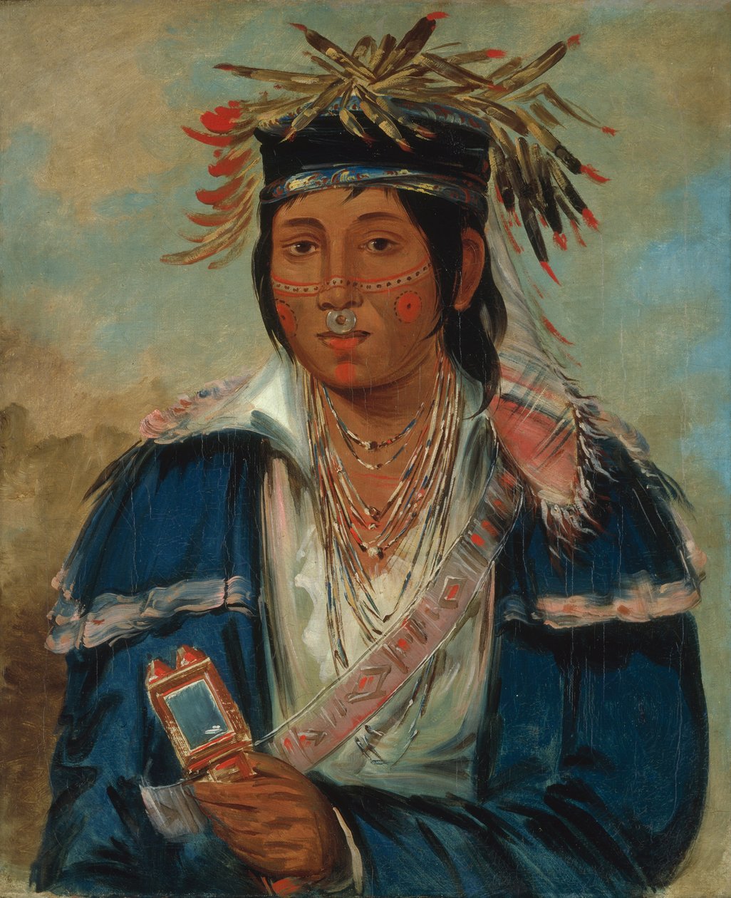 Kee-mo-rá-nia, geen Engels, een dandy door George Catlin