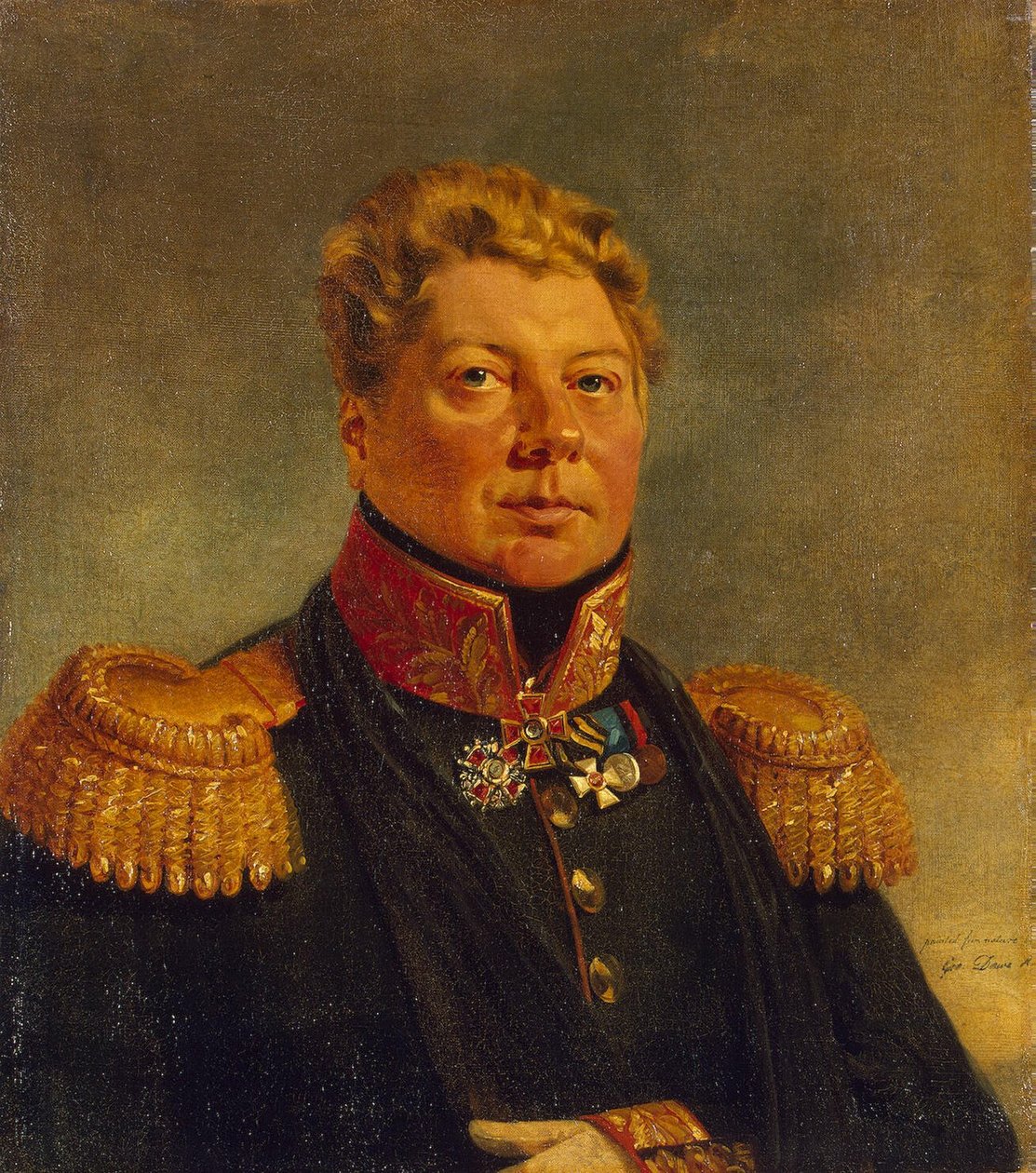 Fyodor Evstafievich Knyper (1768 – 02.04.1850) Russische generaal door George Dawe