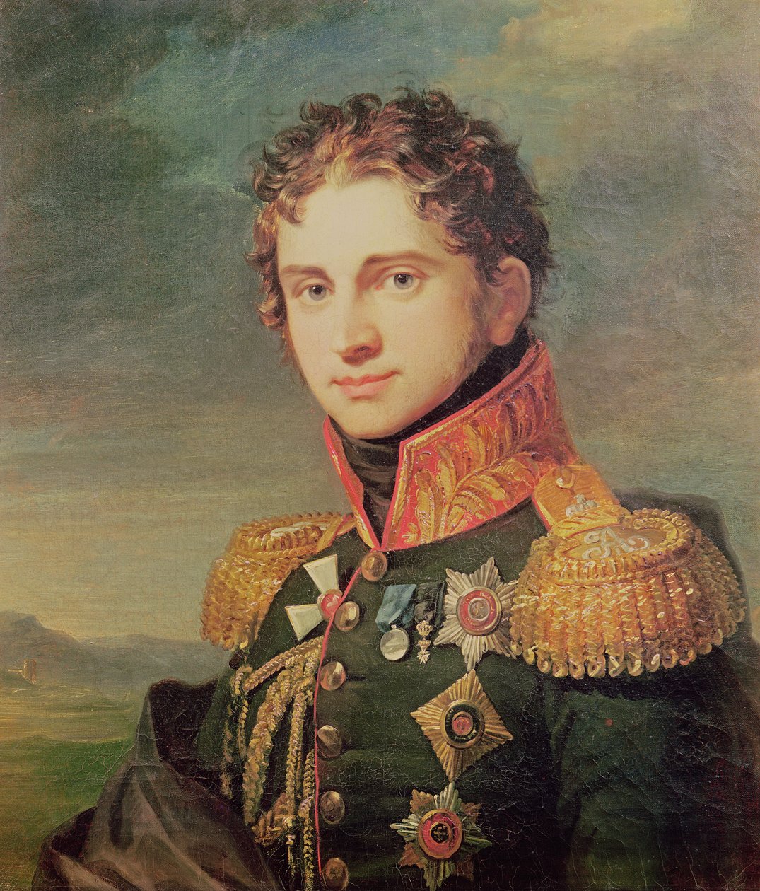 Portret van Pavel A. Stroganov door George Dawe