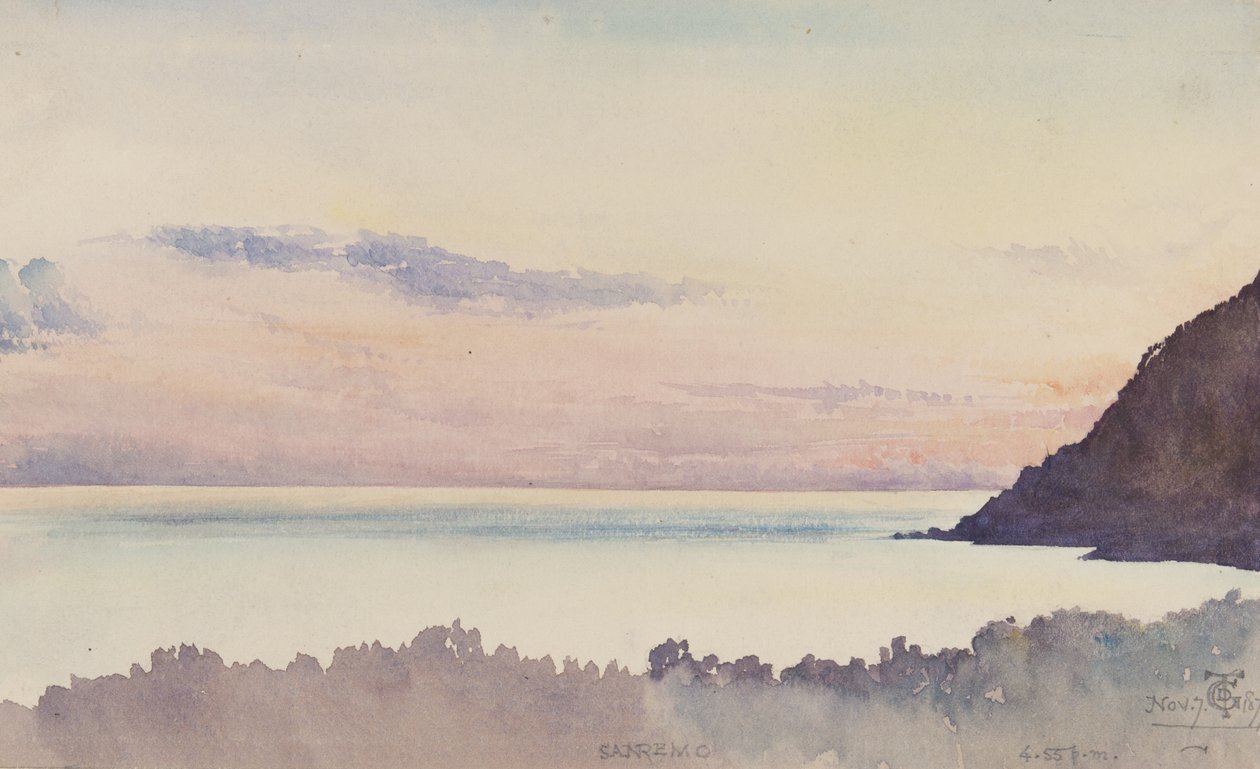 San Remo, 16:55 uur, 7 november 1877 door George Douglas Tinling