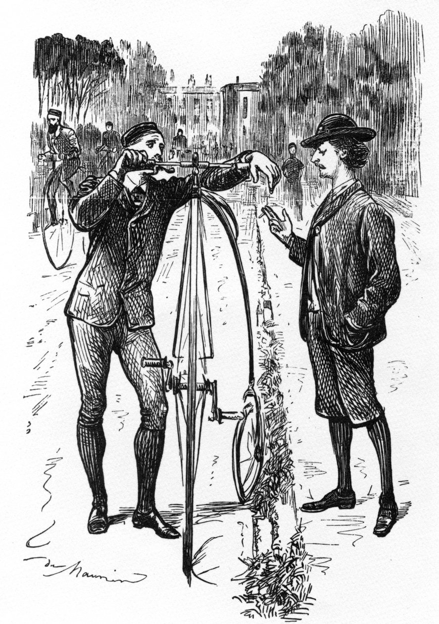 De Lijn van Schoonheid, cartoon in 