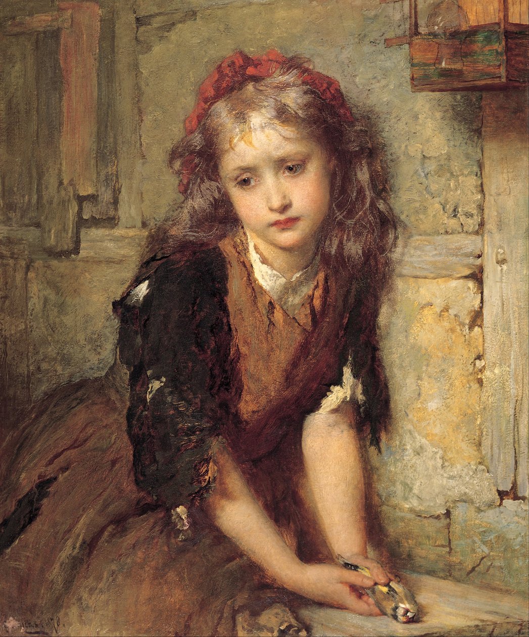 De dode distelvink (Alles wat er nog te beminnen was) door George Elgar Hicks