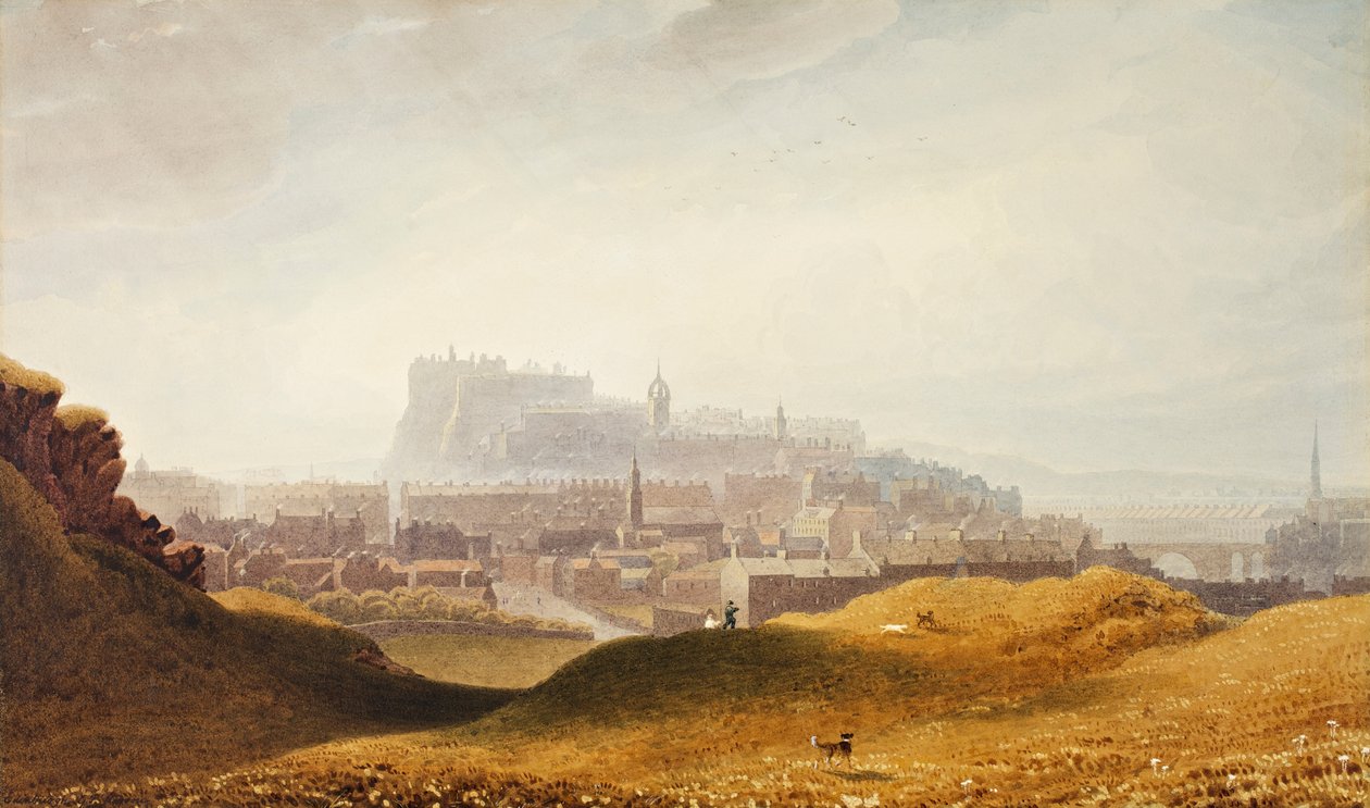 Edinburgh, ca. 1830 door George Fennel Robson