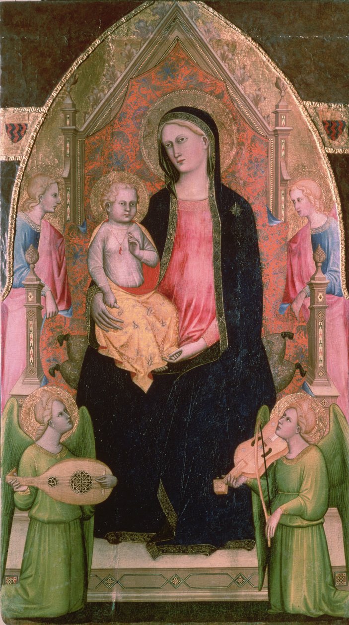 Madonna en Kind (14e eeuw) door George Gaston Christiani