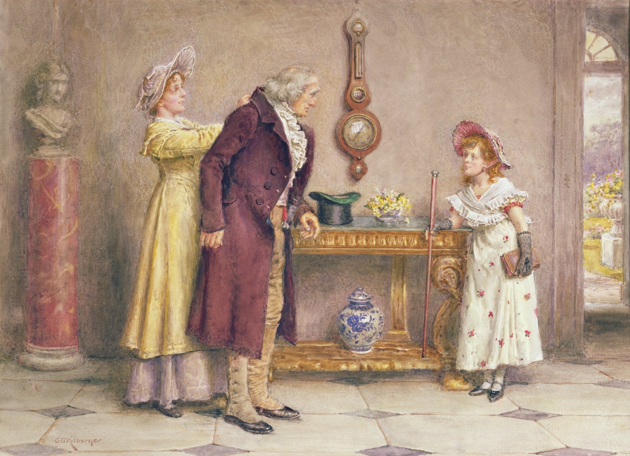 Zondagochtend door George Goodwin Kilburne