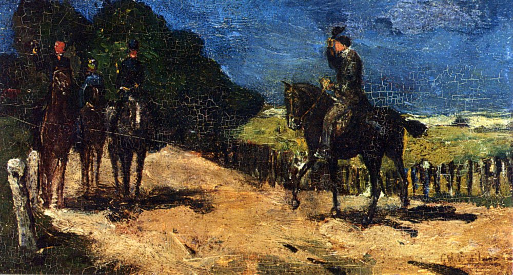 Uit rijden door George Hendrik Breitner