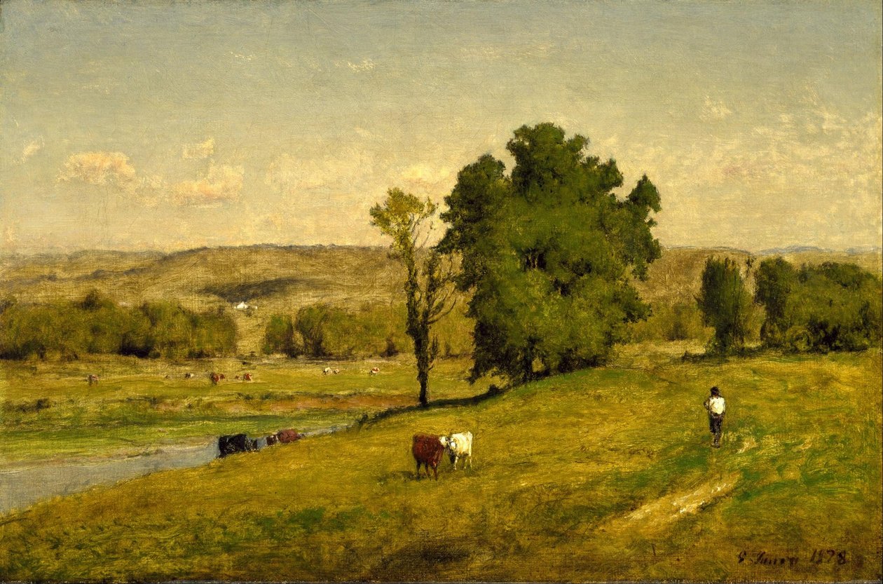 Landschap door George Inness