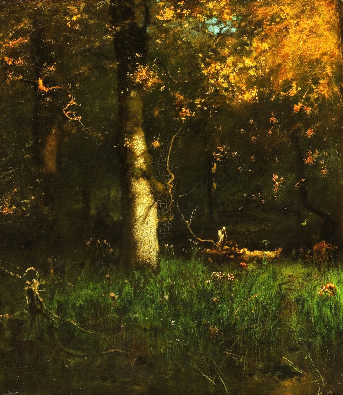 Het huis van de reiger door George Inness