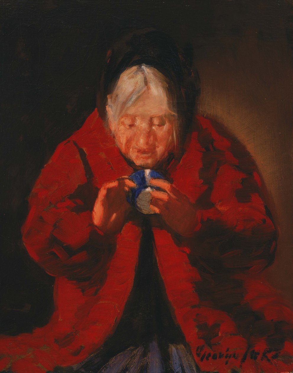 Waarzeggen door George Luks