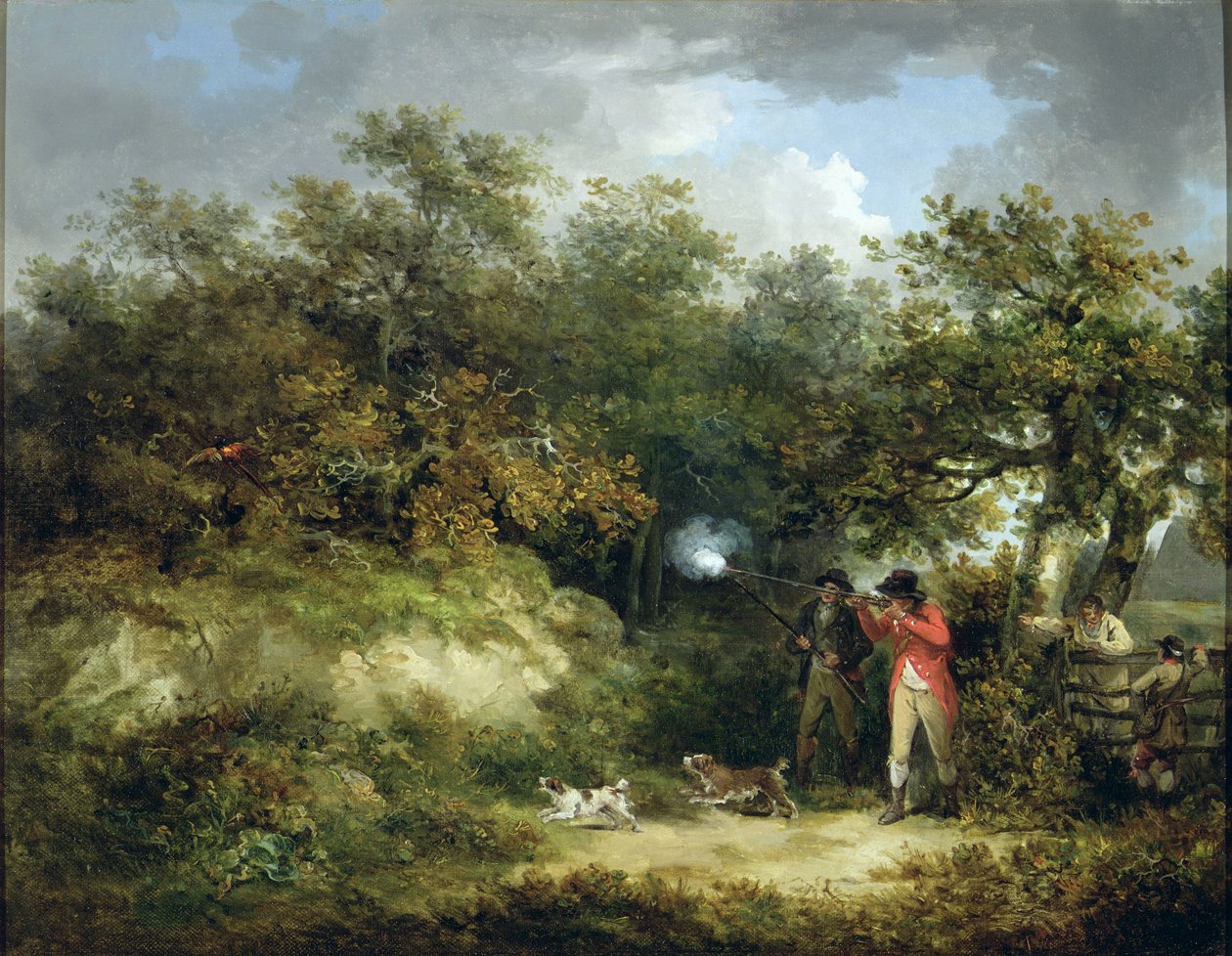 Fazantenschieten door George Morland