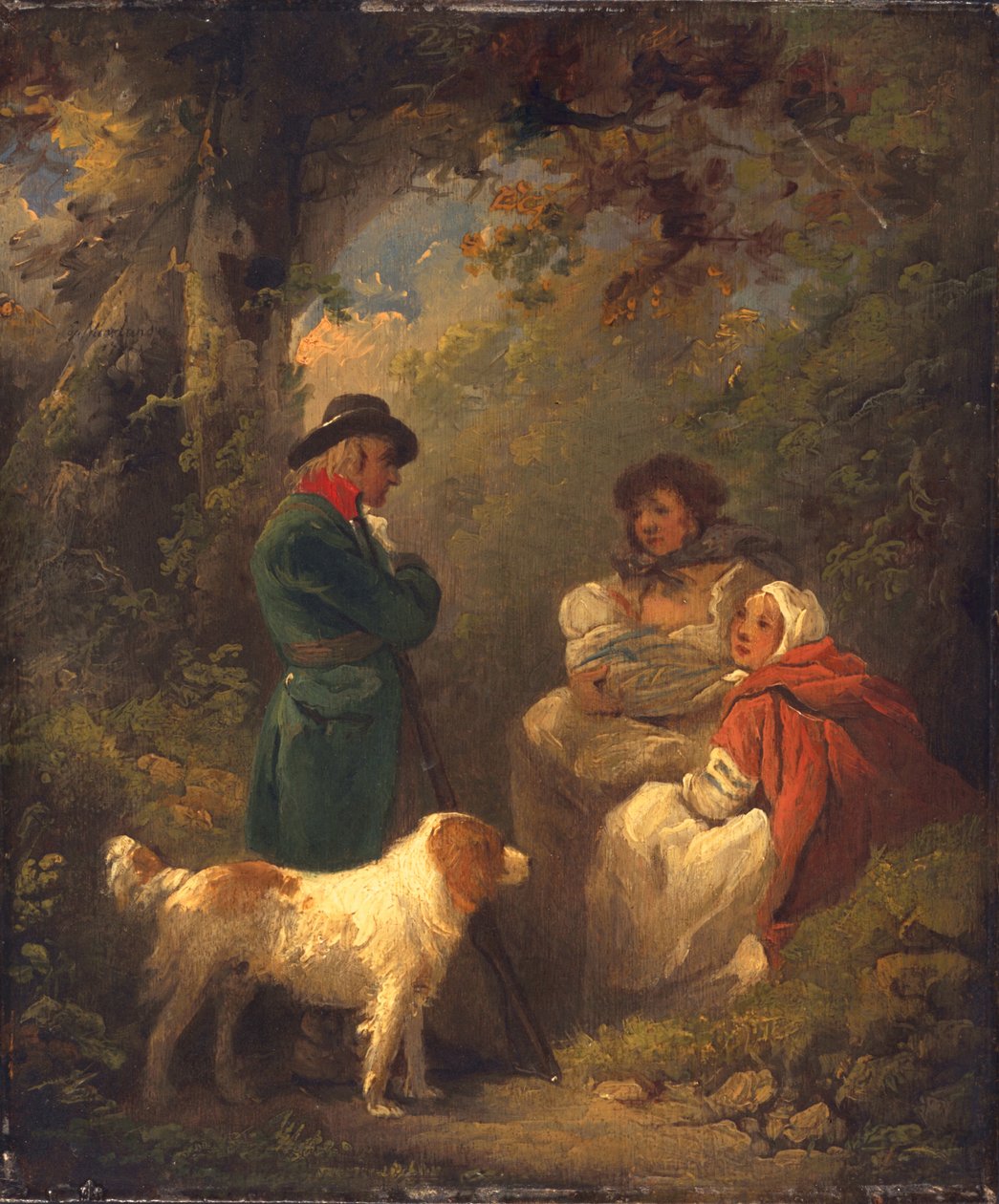 De Gelukkige Jager, 1792 door George Morland