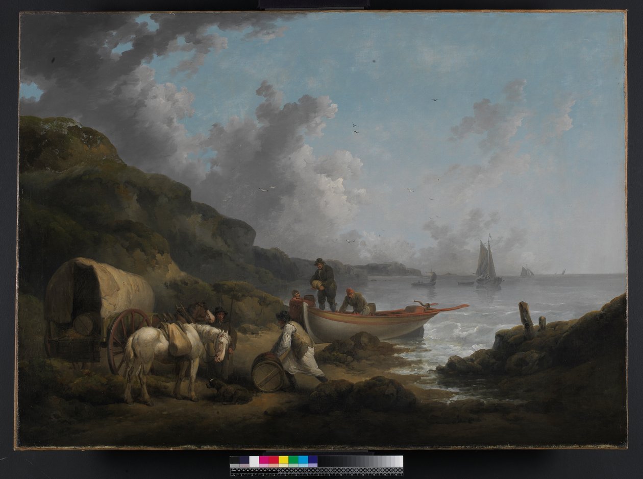 De Smokkelaars, 1792 door George Morland