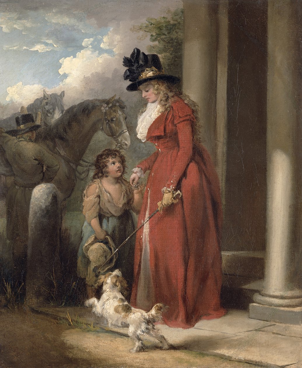 De Deur van de Squire, c.1790 door George Morland