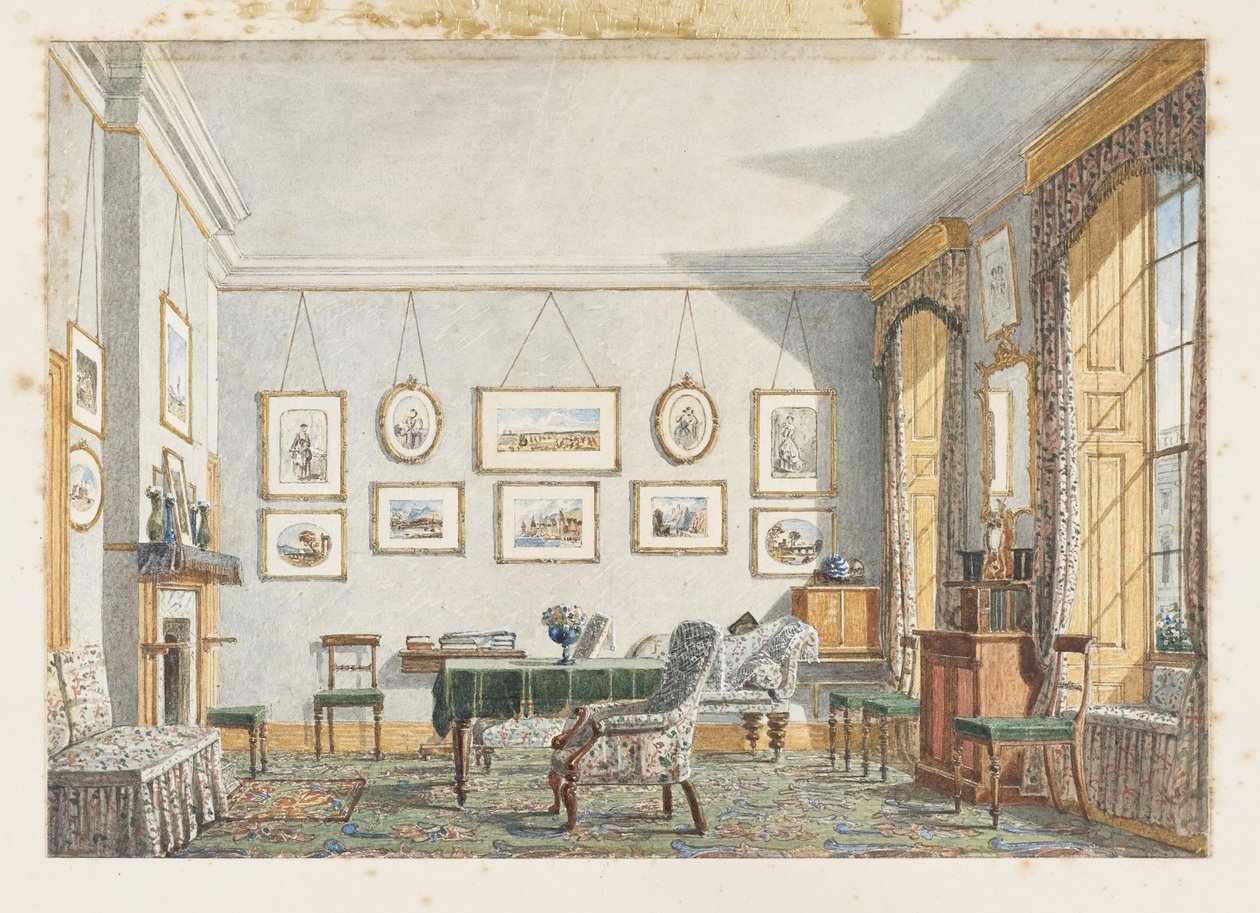 George James Drummonds kamer in Oxford, 1853 door George Pyne